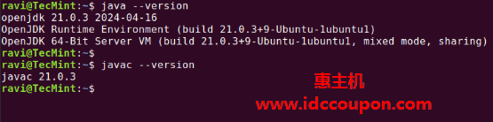 在Ubuntu中检查Java