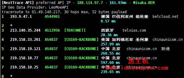 联通回程路由