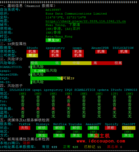 IP质量检测