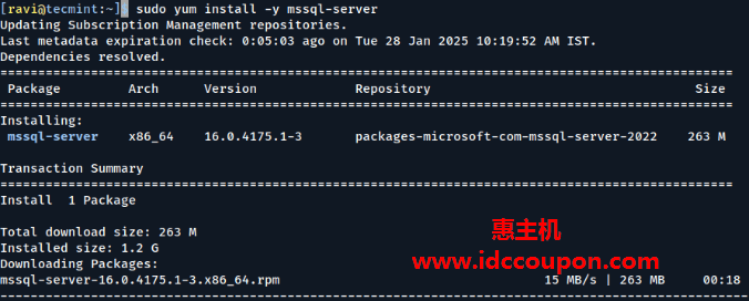 在RHEL上安装SQL Server